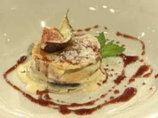 Honigfeige an Crepetürmchen - Rezept