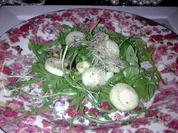 rucola salat mit palmherzen  und trüffelöl - Rezept