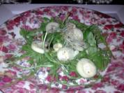 rucola salat mit palmherzen  und trüffelöl - Rezept