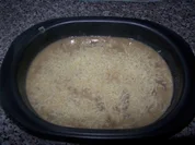 Würzfleisch vom Kalb mit Käse überbacken - Rezept