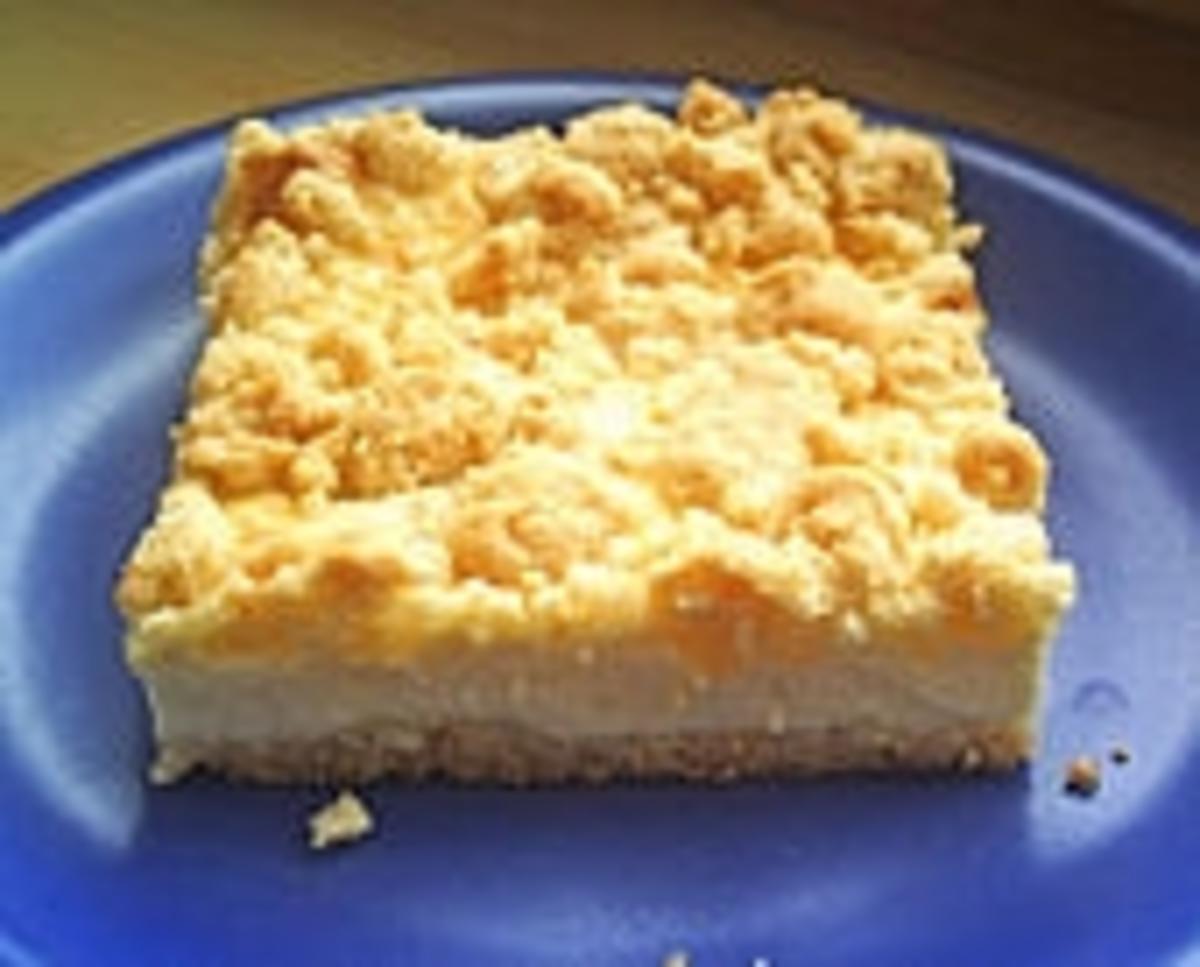 Käse - Streuselkuchen mit Vollkornmehl - Rezept