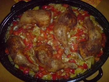 Katalanische Hähnchenpfanne - Rezept