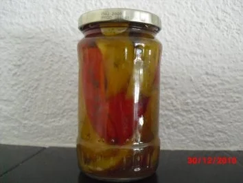 Marinierte Paprika - Rezept