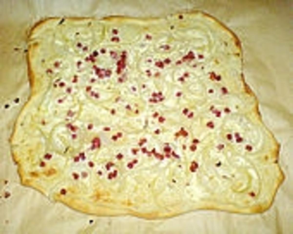 Elsässer Flammkuchen - Rezept mit Bild - kochbar.de
