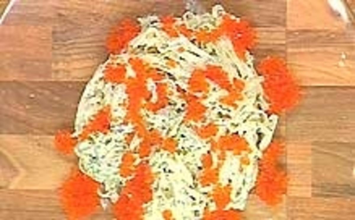 Kalte Spaghetti mit Kaviar - Rezept