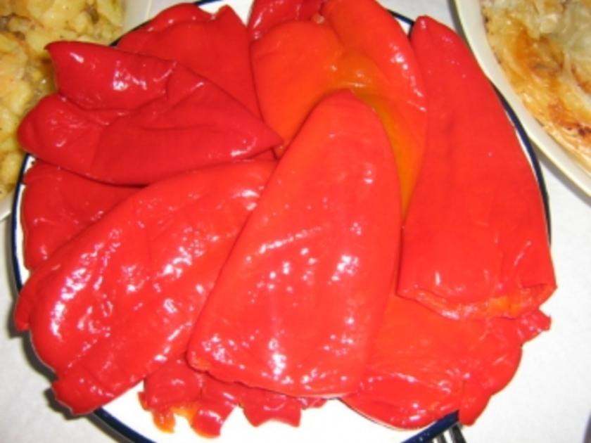 Eingelegte Paprika gekocht Rezept mit Bild kochbar.de