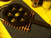 Förtchen auf Quittenschaum und geeistem Hagebuttenmus - Rezept