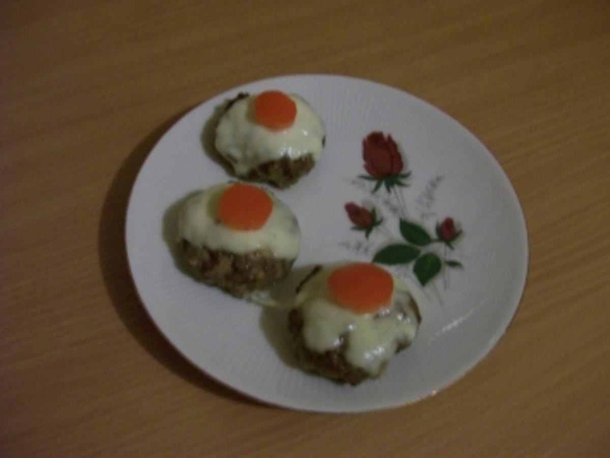 Käse-Tomaten-Frikadellen - Rezept