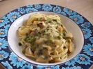 Spaghetti in Schinken-Käse-Soße - Rezept