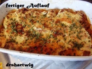 Auflauf deftig~Pikanter Hack-Püree-Auflauf - Rezept