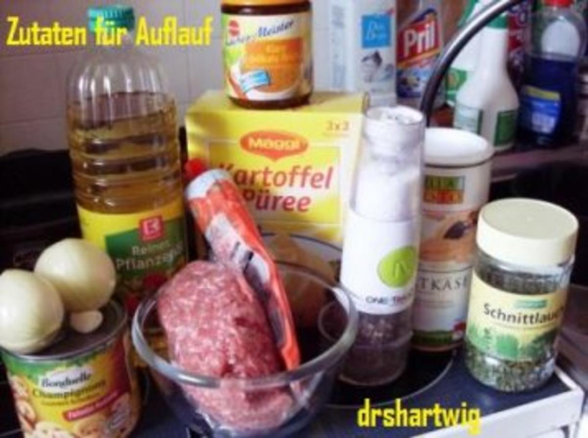 Auflauf deftig~Pikanter Hack-Püree-Auflauf - Rezept - Bild Nr. 2