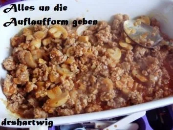 Auflauf deftig~Pikanter Hack-Püree-Auflauf - Rezept - Bild Nr. 6
