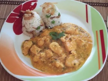 Huhn in Mangosoße – indisch - Rezept