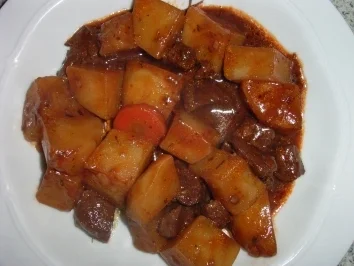 Bauernschöpsernes - Rezept