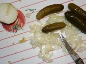 Kartoffelsalat mit Rindfleisch - Rezept