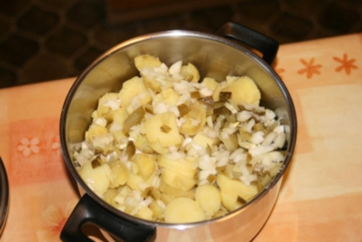 Kartoffelsalat mit Rindfleisch - Rezept