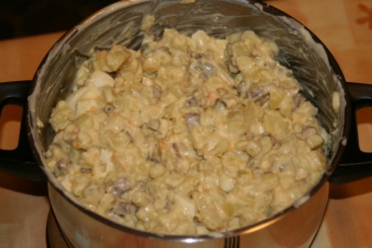 Kartoffelsalat mit Rindfleisch - Rezept