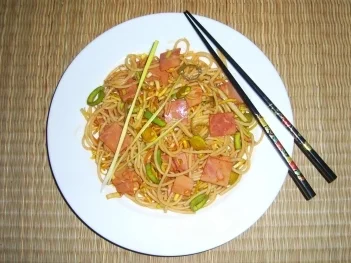 China-Nudelsalat - Rezept