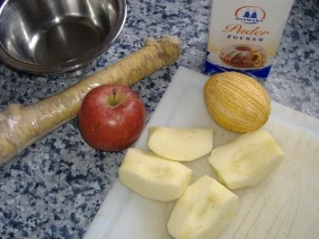 Apfelmeerrettichsauce - Rezept