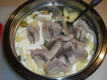 Matjes-Filet nach Hausmannsart - Rezept