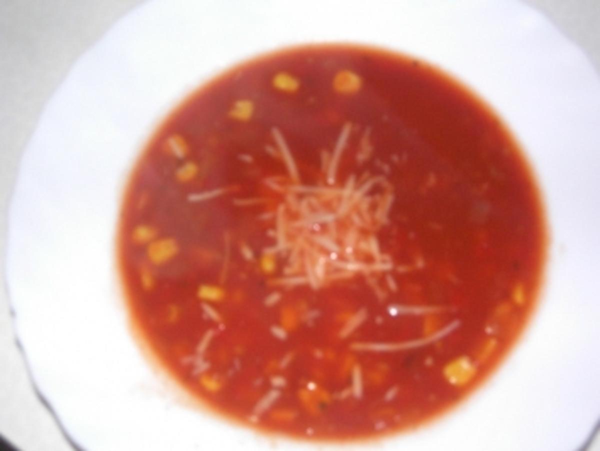 Tomaten-Mais-Suppe - Rezept
