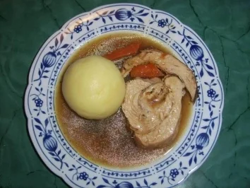 Rezept: Putenrollbraten in Balsamico Weinbrandbeize Putenrollbraten in Balsamico Weinbrandbeize - Rezept