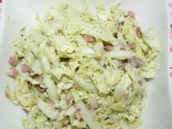 Rezept: herzhafter Chinakohlsalat herzhafter Chinakohlsalat - Rezept