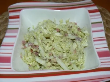 Rezept: herzhafter Chinakohlsalat herzhafter Chinakohlsalat - Rezept