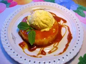 Ananasringe in Karamel - Rezept