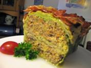 Hackfleischkuchen mit viel Wirsing ... - Rezept