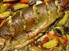 Fisch: Lachsforelle im Gemüsebett - Rezept