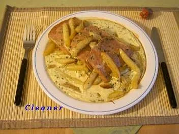 Leberkäs - Auflauf mit Sauerkraut & Schupfnudeln - Rezept