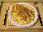 Leberkäs - Auflauf mit Sauerkraut & Schupfnudeln - Rezept