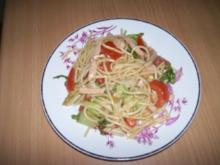 Spaghettisalat Süß Sauer - Rezept