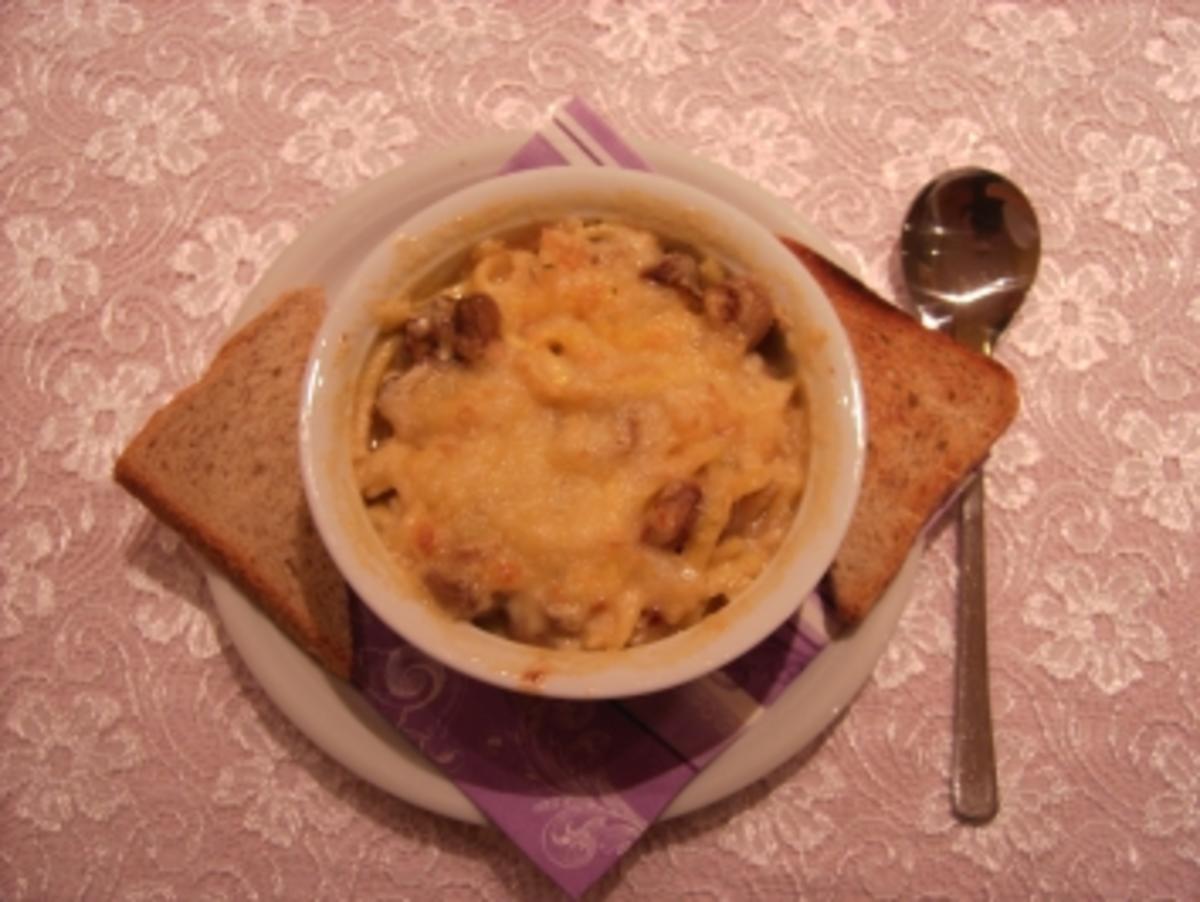 Käsespätzle-Suppe - Rezept