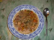 Bunte Edelfischsuppe mit Herbstgemüse - Rezept