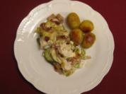 Steinbeißerfilet im Champignon-Gemüsebett - Rezept
