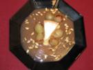 Lauwarmer Reblochon mit Trauben in Soße - Rezept
