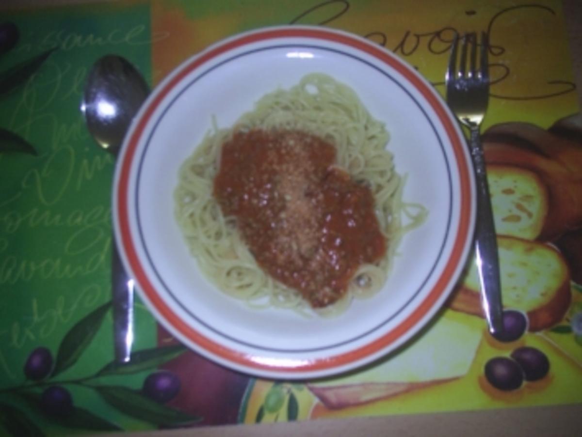Nudeln - Spaghetti Bolognese - Rezept