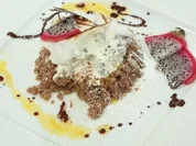 Törtchen von der Drachenfrucht mit Zuckerdekor - Rezept