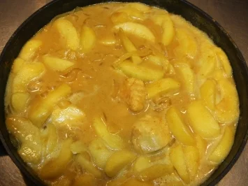 Rezept: Apfel-Curry-Hähnchen Apfel-Curry-Hähnchen - Rezept