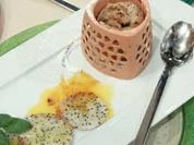 Törtchen von der Drachenfrucht mit Zuckerdekor a la de Santis - Rezept