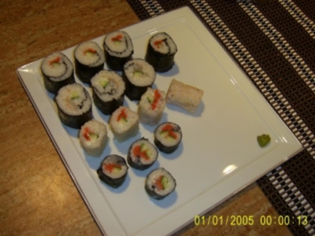 Sushi Hoso-Maki & Ura-Maki - Rezept