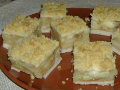 Kuchen: Gedeckter Apfelkuchen vom Blech - Rezept