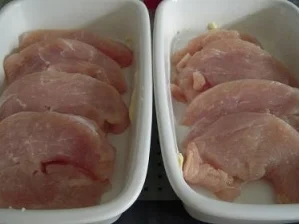 Gratin vom Putenbrustfilet - Rezept