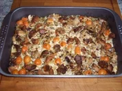 Rezept: Fleischauflauf pikant Fleischauflauf pikant - Rezept