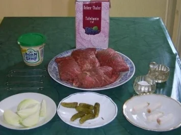 Thüringer Rinderrouladen Hausschlachter Art - Rezept