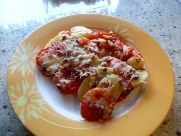 Rezept: Kartoffel -Tomaten-Gratin Kartoffel -Tomaten-Gratin - Rezept