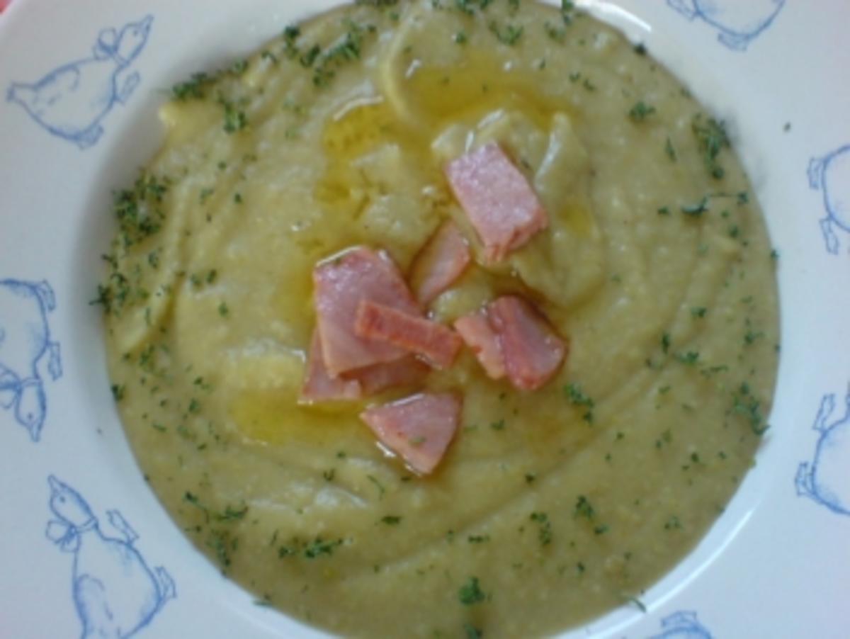 Erbsen-Creme-Suppe - Rezept