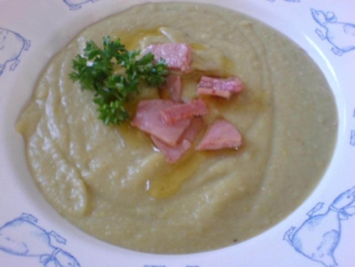 Bilder für Erbsen-Creme-Suppe - Rezept